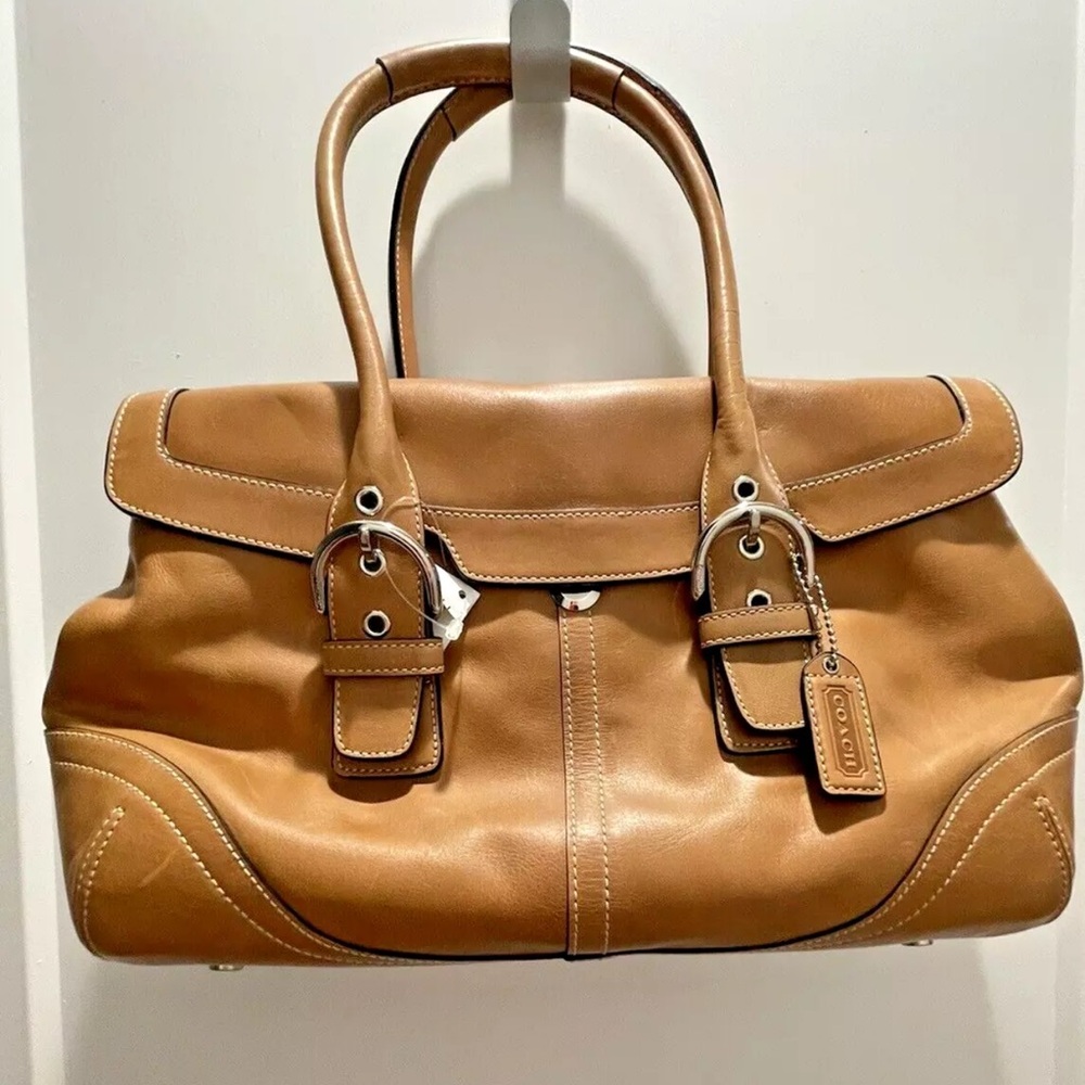 *SOLD* Coach Hampton Soho Satchel Shoulder Bag 9636